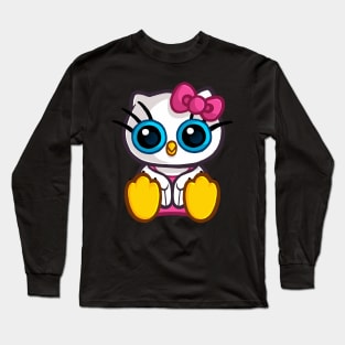 Hell-OWL_kitty Long Sleeve T-Shirt